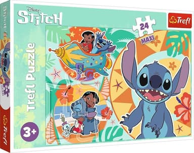 Trefl Puzzle Lilo&Stitch: Šťastný deň MAXI 24 dielikov 14365