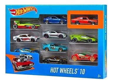 Mattel Hot Wheels Autíčka 10PACK 2554886