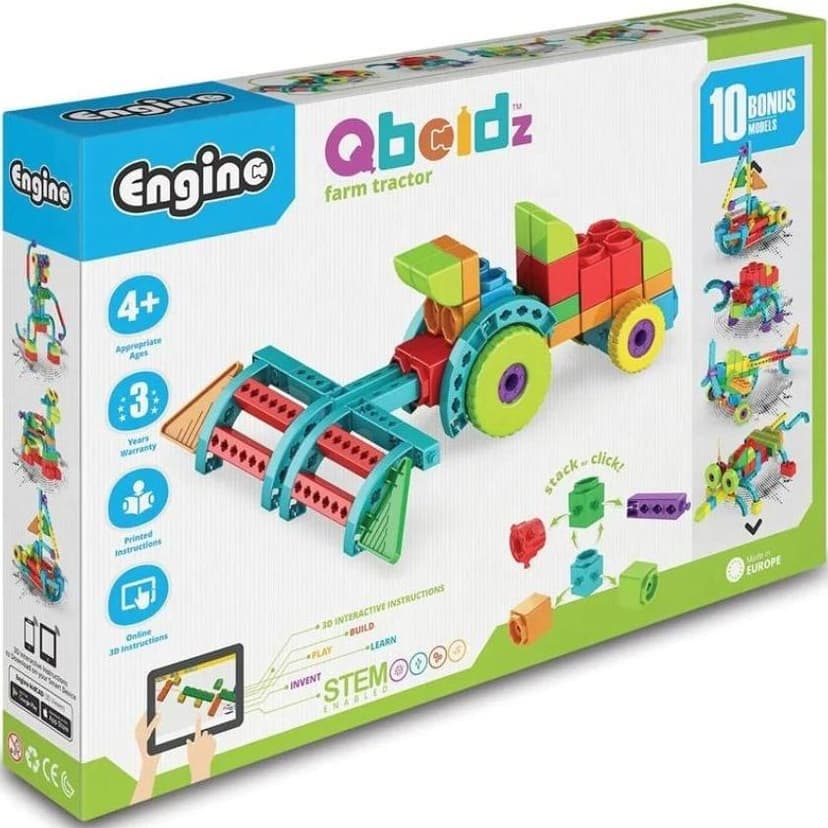 Engino QBOIDZ farmársky traktor s 10 bonusovými modelmi QB50