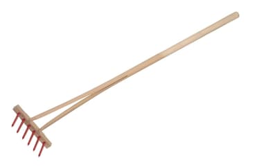 Teddies Hrable červené s násadou s 6 kolíkmi drevo / plast 90cm náradie 34540453