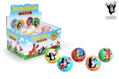 Teddies Loptička Krtko penový 5cm 4 farby 49012340