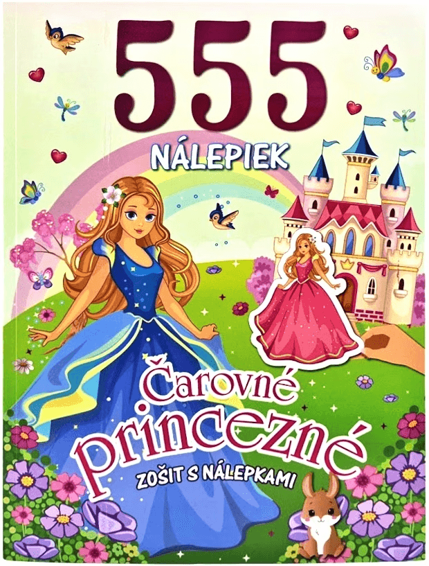 FONI-BOOK 555 nálepiek Čarovné princezné 946070