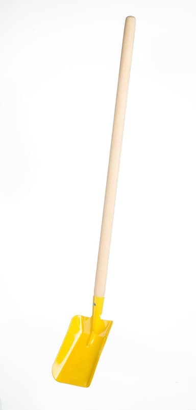 Teddies Lopata / Lopatka žltá s násadou kov / drevo 80cm náradie 34540293