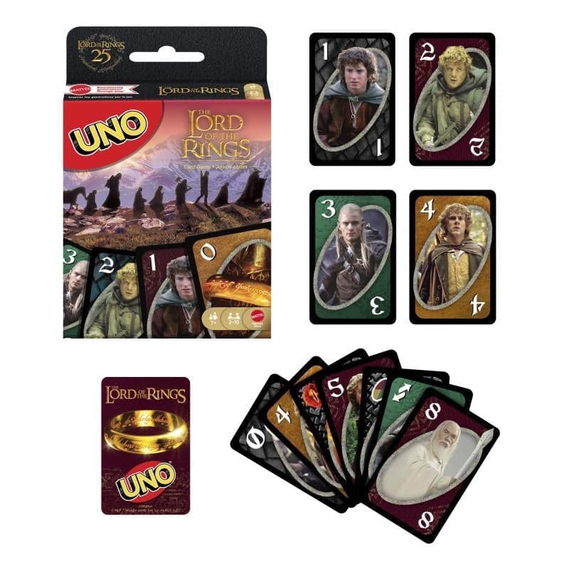 Mattel UNO PÁN PRSTENOV 25JMF13 – UNO Pán Prstenů