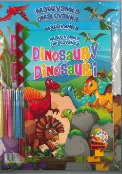 FONI-BOOK Maľovanka s aktivitami Dinosaury 941179