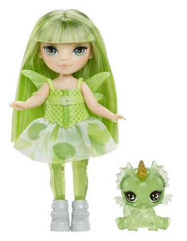 MGA Rainbow High Malá sestřička víla - Emerald (Green) 26543404