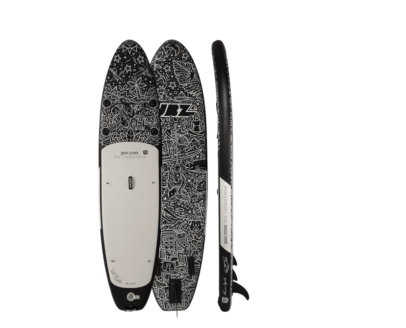 Jbay.Zone Jbay Zone FRA Black Edition 320x81x15, 145 kg Paddleboard Artistic