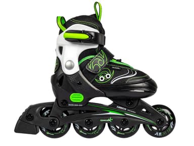 Muuwmi nastavitelné dětské inline brusle, zelené, vel. 29-32