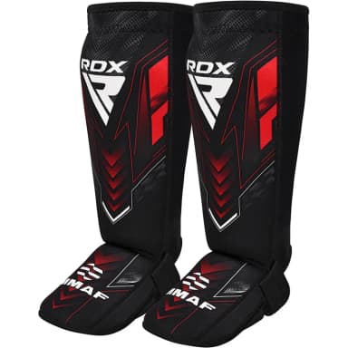 RDX Neoprénové chrániče holení a priehlavkov, schválené IMMAF, červené 3XL