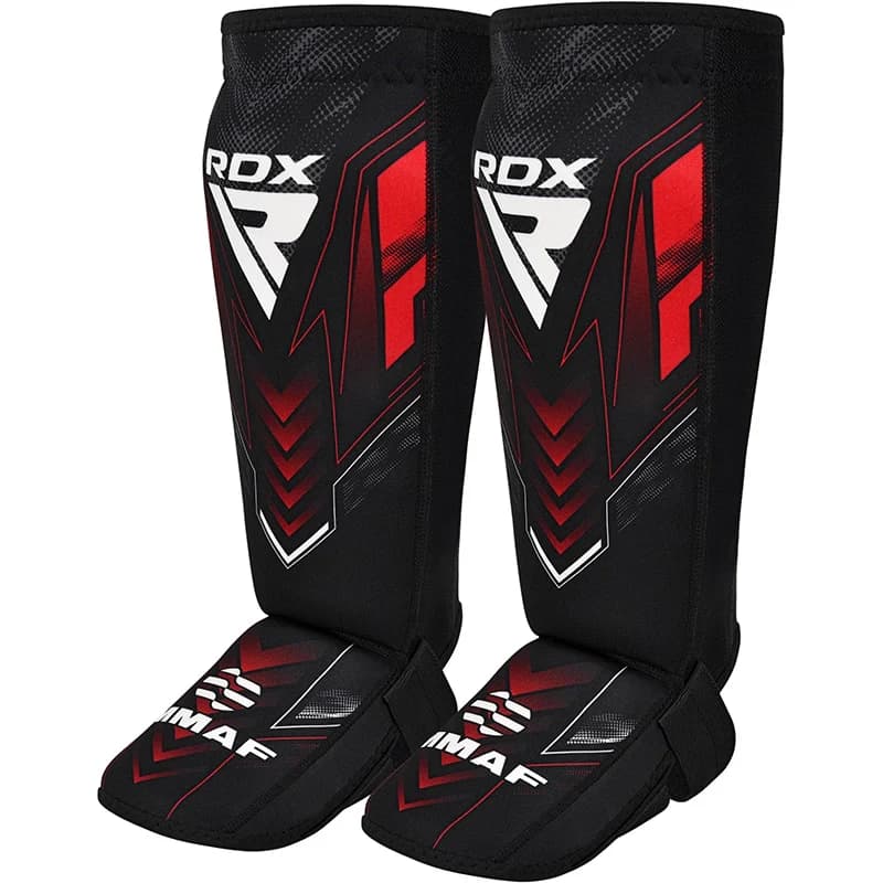 RDX Neoprénové chrániče holení a priehlavkov, schválené IMMAF, červené 2XL