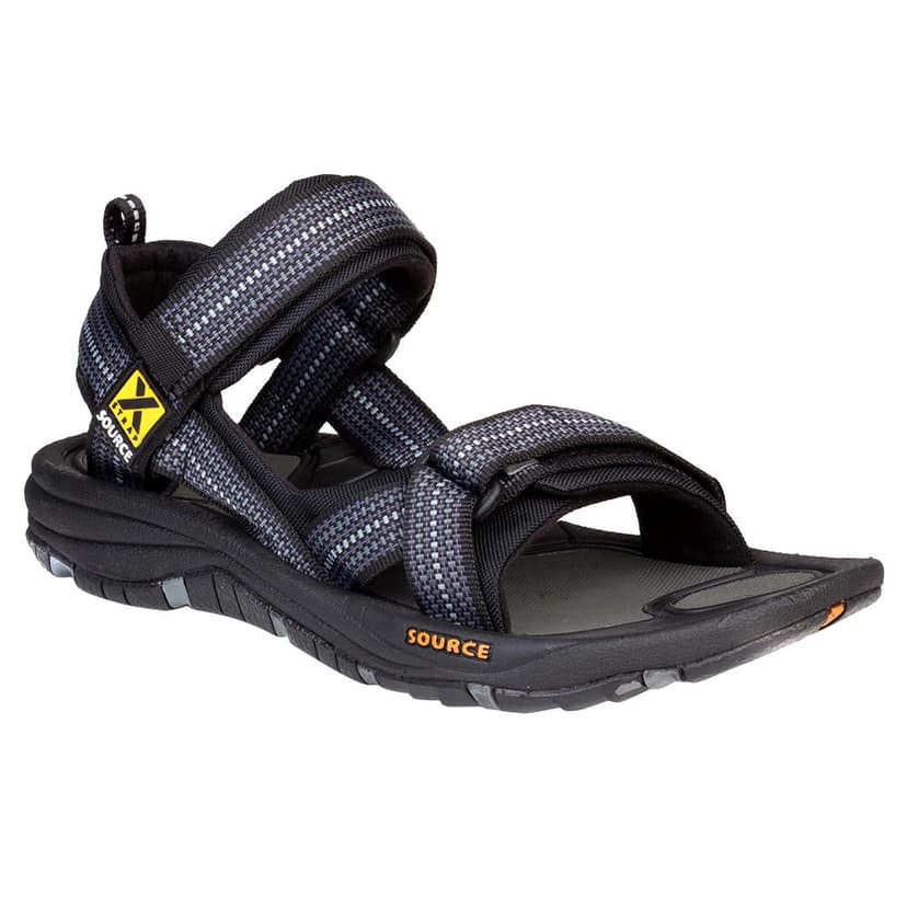 Source Gobi Sandals Men (102021) Chess Black, 40 EU