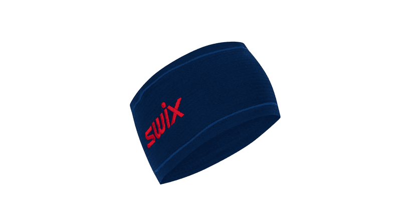 Swix Heat Wool Headband L/XL tmavomodrá