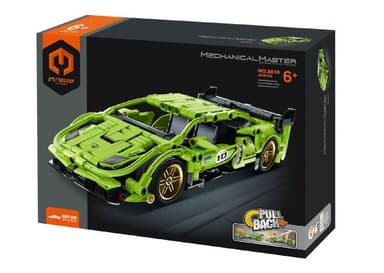 Teddies Stavebnice iM.MASTER auto sportovní plast 457 dílků na zpětné natažení