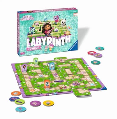Společenská hra ravensburger 22686 labyrinth junior gabby's dollhouse