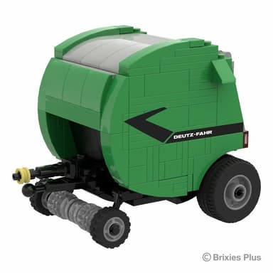BRIXIES Plus 222.725 DEUTZ-FAHR Varimaster – lis na válcové balíky, 215 k