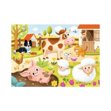 Dino PRVNÍ HRANÍ: DOMÁCÍ ZVÍŘÁTKA 15 maxi Puzzle