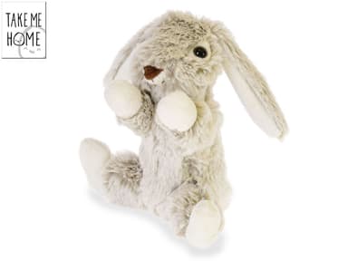 Mikro Take Me Home zajíček plyšový 14cm sedící