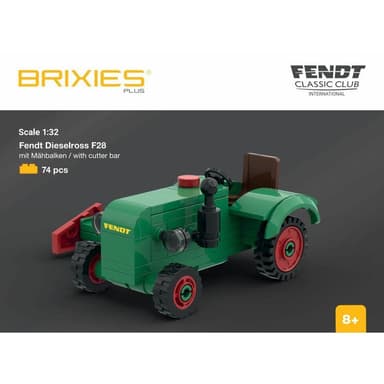 BRIXIES Plus 222.704 Fendt Dieselross F28 Classic Club Collection - historický traktor