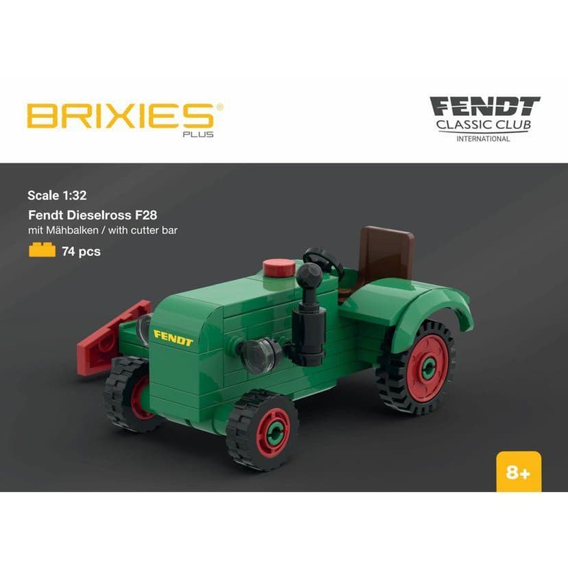 BRIXIES Plus 222.704 Fendt Dieselross F28 Classic Club Collection - historický traktor