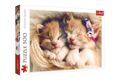 Teddies Trefl 37271 Spící koťata 500 dílků