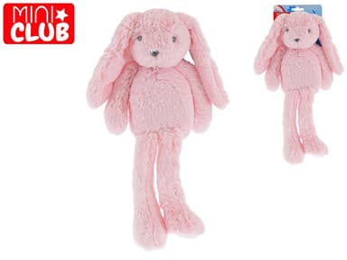 Mikro - Mini Club zajíček růžový dlouhé nohy 30 cm