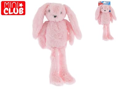 Mikro Mini Club zajíček plyšový růžový 37cm dlouhé nohy