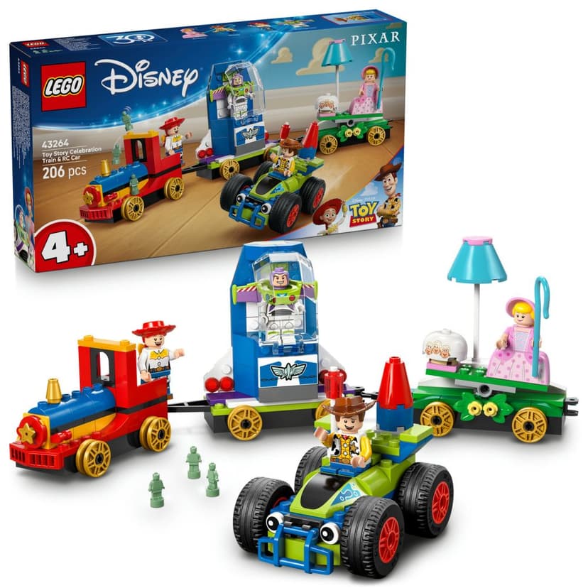 LEGO® Disney™ 43264 Slavnostní vláček a Autíčko z Příběhu hraček