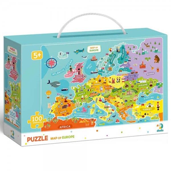 Teddies DoDo Mapa Evropy 100 dílků