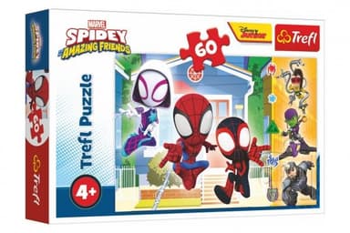 Trefl Puzzle Ve Spideyho světě/Spidey a jeho úžasní přátelé 60 dílků