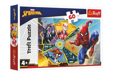 Trefl Puzzle Spiderman - Na pavučině 33x22cm 60 dílků