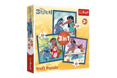 TREFL Čas se Stitchem 3v1 20,36,50 dílků