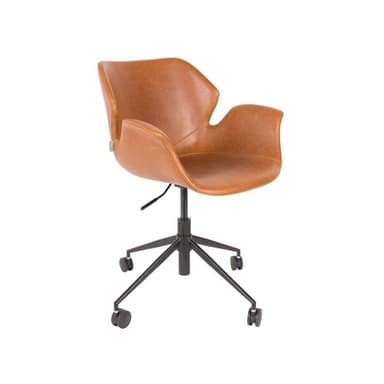 Hnědá kancelářská židle Zuiver Office Chair Nikki