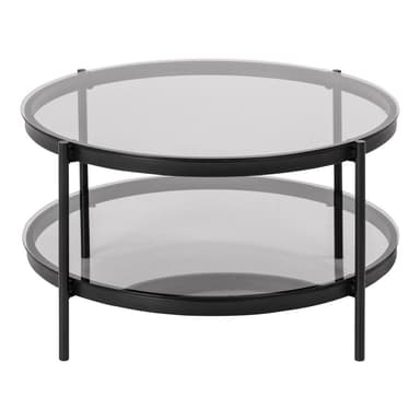 Kulatý konferenční stolek se skleněnou deskou ø 79 cm Bayonne – Actona