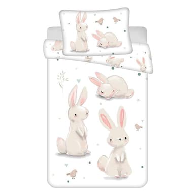 Bavlnené detské obliečky do postieľky 100x135 cm Bunnies – Jerry Fabrics