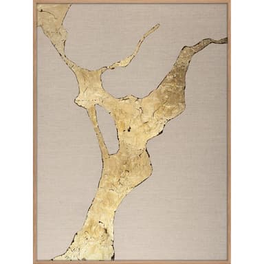 Ručně malovaný obraz 90x120 cm Wild Horizon Gold – Malerifabrikken
