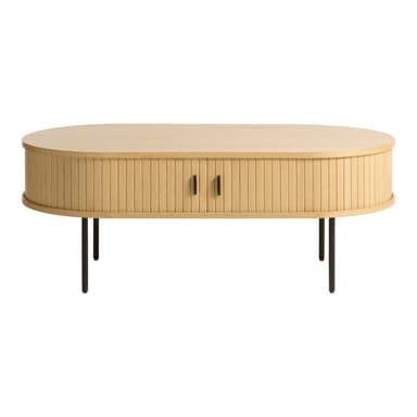 Konferenčný stolík v dekore duba v prírodnej farbe 60x120 cm Nola – Unique Furniture