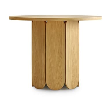 Jídelní stůl v dubovém dekoru Woodman Soft, ø 98 cm