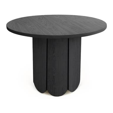 Kulatý jídelní stůl v dekoru dubu ø 98 cm Soft – Woodman