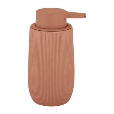 Hnedý plastový dávkovač mydla 400 ml Fablo – Wenko