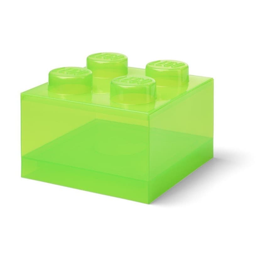 Zelený plastový dětský úložný box 25x25x18 cm – LEGO®