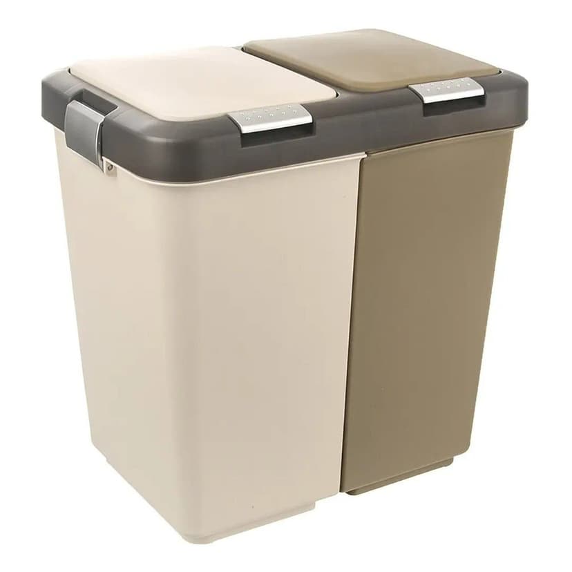 Plastový odpadkový koš na tříděný odpad 20 l Duo Dust – Orion