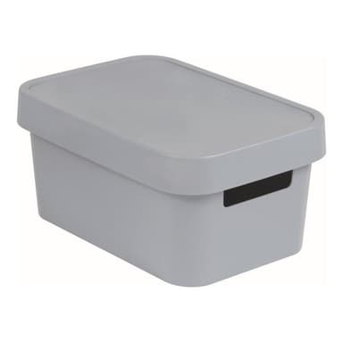 Sivý úložný box Curver Simpla Gordinho