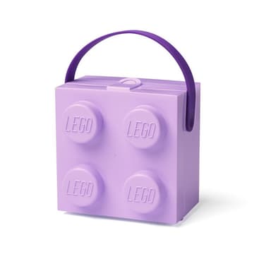 Fialový úložný box s rukojetí LEGO®