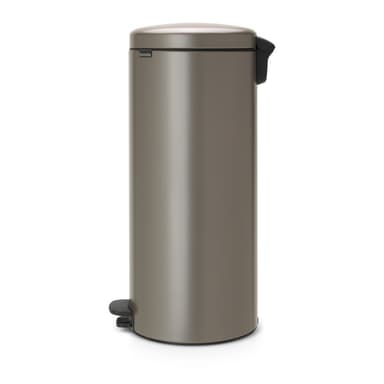 Sivý nášľapný oceľový odpadkový kôš 30 l NewIcon – Brabantia