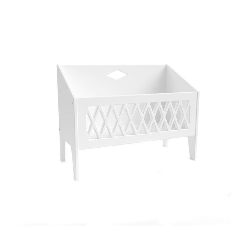 Biela detská knižnica 49x39,5x28 cm Harlequin – Cam Cam Copenhagen