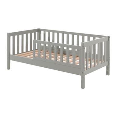 Sivá detská posteľ Vipack Junior, 70 x 140 cm