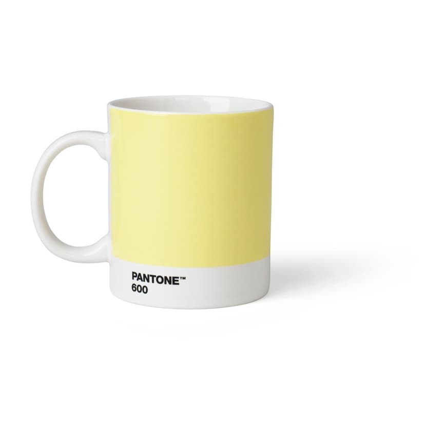 Svetložltý porcelánový hrnček 375 ml Light Yellow 600 – Pantone