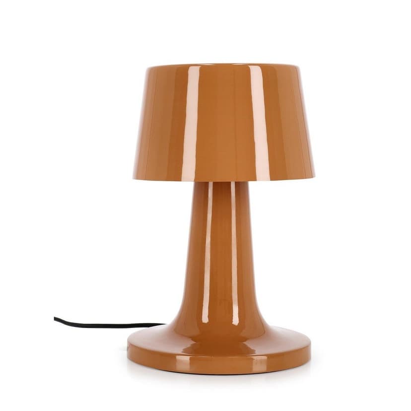 Oranžová kovová LED stolová lampa s kovovým tienidlom (výška 51 cm) Turner – Bizzotto