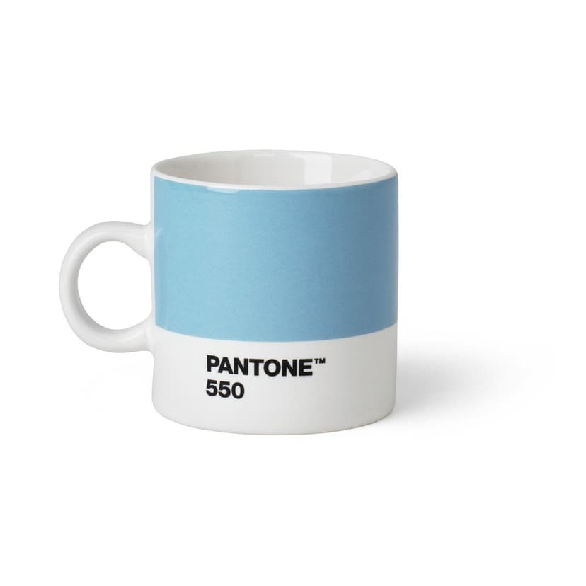 Svetlomodrá porcelánová šálka na espresso 120 ml Light Blue 550 – Pantone