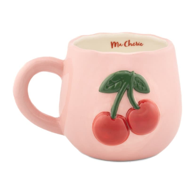 Svetloružový hrnček Cherry – Sass & Belle